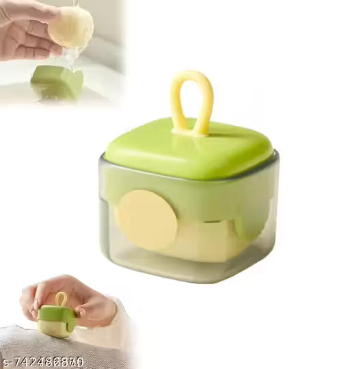 Portable Garlic & Ginger Grinder Storage Box – Manual Kitchen Gadget